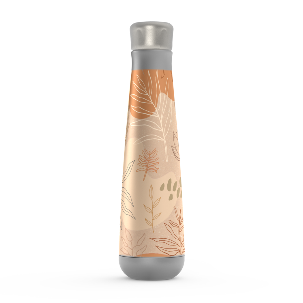 Orange Abstract Desert Water Bottle